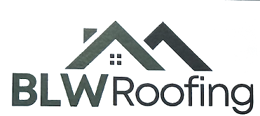 BLW Roofing logo with green roofline over the BLW Roofing wordmark