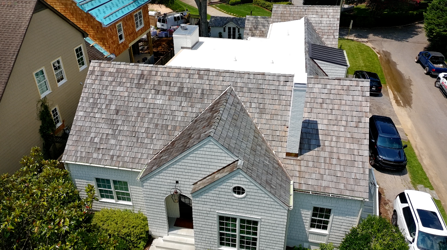 Finished residential roof on a Birmingham metro home after a BLW replacement