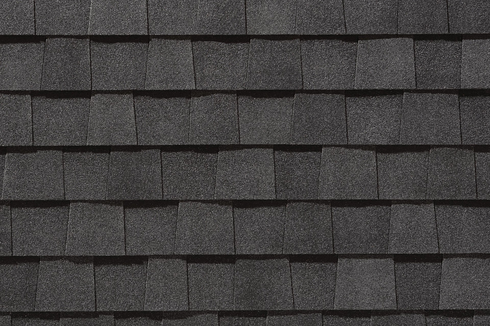 CertainTeed shingles in Moire Black